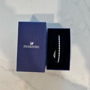 Swarovski Silver and White Crystal Bracelet